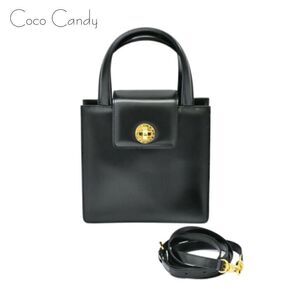 🔃Bulgari Black Leather Accordion Crossbody Bag